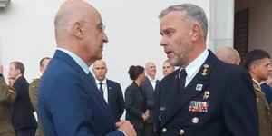 Δένδιας Βίλνιους: Συνάντηση με τον πρόεδρο της Στρατιωτικής Επιτροπής του ΝΑΤΟ, Ναύαρχο Rob Bauer