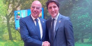 Συνάντηση Δένδια-Τριντό στη Σύνοδο 