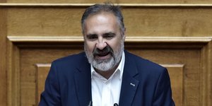 Ο βουλευτής των Σπαρτιατών Γιάννης Δημητροκάλης 
