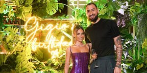 Ο Τζιανλουίτζι Ντοναρούμα και η σύντροφός του Αλέσια Ελεφάντε