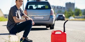 Ακινητοποίηση οχήματος στο δρόμο λόγω καυσίμου