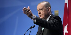 Ο Ταγίπ Ερντογάν στη Σύνοδο Κορυφής του ΝΑΤΟ 