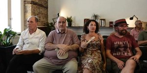 Σταθάκης, Φίλης, Καββαδία, Λάμπρου στην ανακοίνωση υποψηφιότητας του Ευ. Τσακαλώτου