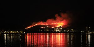 Φωτιά στο Αλιβέρι της Εύβοιας