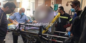 Θεσσαλονίκη: Ηλικιωμένη απεγκλωβίστηκε από φλεγόμενο διαμέρισμα