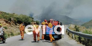 Φωτιά στην Κάρυστο