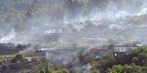 Φωτιά στο νησί Λα Πάλμα της Ισπανίας 