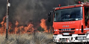 Φωτιά στο Λουτράκι / Φωτογραφία: Eurokinissi
