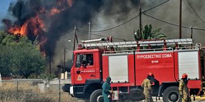 Φωτιά Λουτράκι Πυροσβεστική