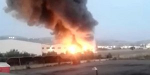 Το εργοστάσιο που τυλίχθηκε στις φλόγες στα Οινόφυτα 