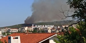 Φωτιά στη Λαμία