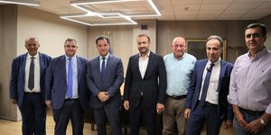 Συνάντηση Άδωνι Γεωργιάδη με πρόεδρο Οικονομικού Επιμελητηρίου Ελλάδας / Φωτογραφία: Υπουργείο Εργασίας και Κοινωνικής Ασφάλισης