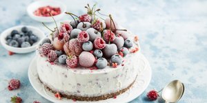 Τούρτα παγωτό με βάση βανίλια