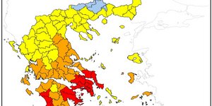 Χάρτης επικινδυνότητας φωτιας
