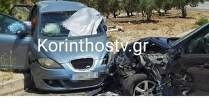 Τροχαίο στην Κόρινθο-Φωτογραφία Korinthostv.gr
