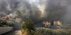 Φωτιά στη Λαμία