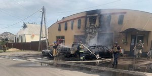 Βομβαρδισμοί πόλη Λιμάν Ουκρανία