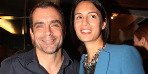 Κωνσταντίνος Μαρκουλάκης με την πρώην σύζυγό του, Έρση Ξενάκη