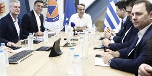 Στο υπουργείο Κλιματικής Κρίσης και Πολιτικής Προστασίας ο Κυριάκος Μητσοτάκης