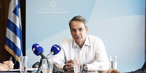 Ο πρωθυπουργός Κυριάκος Μητσοτάκης