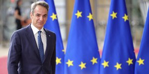 Ο Κυριάκος Μητσοτάκης στις Βρυξέλλες 