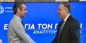 Συνάντηση Μητσοτάκη-Θεοδωρικάκου