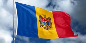 Η σημαία της Μολδαβίας / Φωτογραφία: Shutterstock