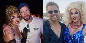 Ματ Ντέιμον και αδερφοί Χέμσγουορθ σε drag show στη Μύκονο