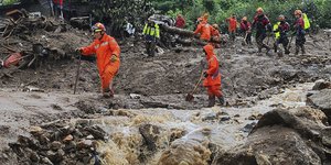 Πλημμύρες στη Νότια Κορέα