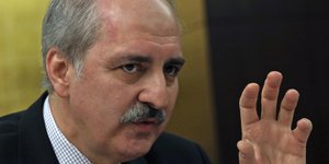 Ο πρόεδρος του τουρκικού Κοινοβουλίου, Νουμάν Κουρτουλμούς 