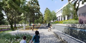 Χρηματοδότηση ύψους 3,2 εκατ. ευρώ από ευρωπαϊκούς πόρους για την ανάπλαση του περιβάλλοντα χώρου του Ωδείου Αθηνών (Φωτορεαλιστικά)