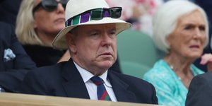 O πρίγκιπας Αλβέρτος του Μονακό στο Wimbledon
