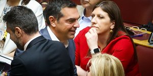 Αλέξης Τσίπρας και Ζωή Κωνσταντοπούλου