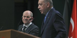 Ολαφ Σολτς, Ρετζεπ Ταγίπ Ερντογαν
