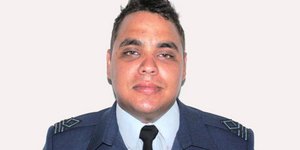 Ο σμηναγός Χρήστος Μουλάς, που έχασε τη ζωή του κατά τη συντριβή του Canadair στην Κάρυστο