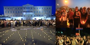 Συγκέντρωση στο Σύνταγμα για τη δολοφονία της τρανς Κουβανής Άννα Ιβάνκοβα / Φωτογραφίες: EUROKINISSI