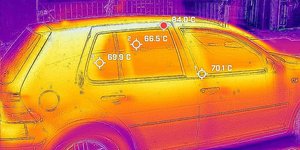 Θερμική κάμερα από drone καταγράφει θερμοκρασίες στην Αθήνα