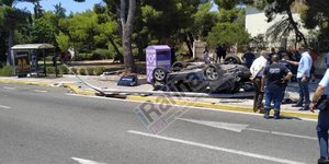 Δυστύχημα στη Λεωφόρο Μαραθώνος 