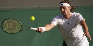 Ο Στέφανος Τσιτσιπάς στο Wimbledon 2023