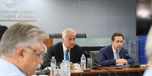 Μάκης Βορίδης και Νότης Μηταράκης σε σύσκεψη