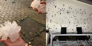 Χαλάζι έπεσε στη βόρεια Ιταλία - 110 τραυματίες