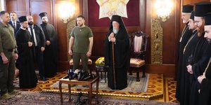 Ο Βολοντίμιρ Ζελένσκι στο Οικουμενικό Πατριαρχείο