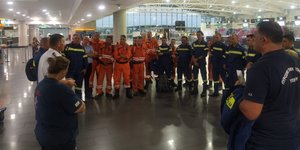 Η Ομάδα από την Κύπρο στο αεροδρόμιο