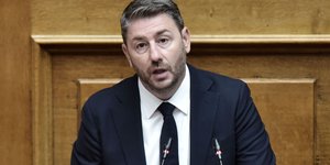 Ο πρόεδρος του ΠΑΣΟΚ Νίκος Ανδρουλάκης