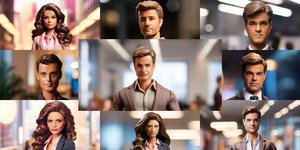 Επάνω: Σακελλαροπούλου, Ανδρουλάκης, Κουτσούμπας -Μέση: Βελόπουλος, Μητσοτάκης, Τσίπρας -Κάτω: Αχτσιόγλου, Κωνσταντοπούλου, Γεωργιάδης