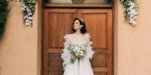 Η Ευγενία Δημητροπούλου στον γάμο της/Φωτογραφία: Instagram