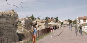 Εικόνα από τη σχεδιαζόμενη αναβάθμιση του αρχαιολογικού χώρου της Αρχαίας Κορίνθου / Φωτογραφία: ΥΠΠΟ