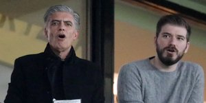 Ο Νίκος Ευαγγελάτος με τον γιο του, Λάμπη