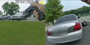 Στιγμιότυπα από τη μάχη αστυνομικού με Σύρο που έστησε ενέδρα στον ίδιο και συναδέλφους του στο Φάργκο των ΗΠΑ 