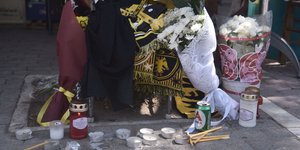 Το σημείο όπου δολοφονήθηκε ο 29χρονος Μιχάλης Κατσουρής